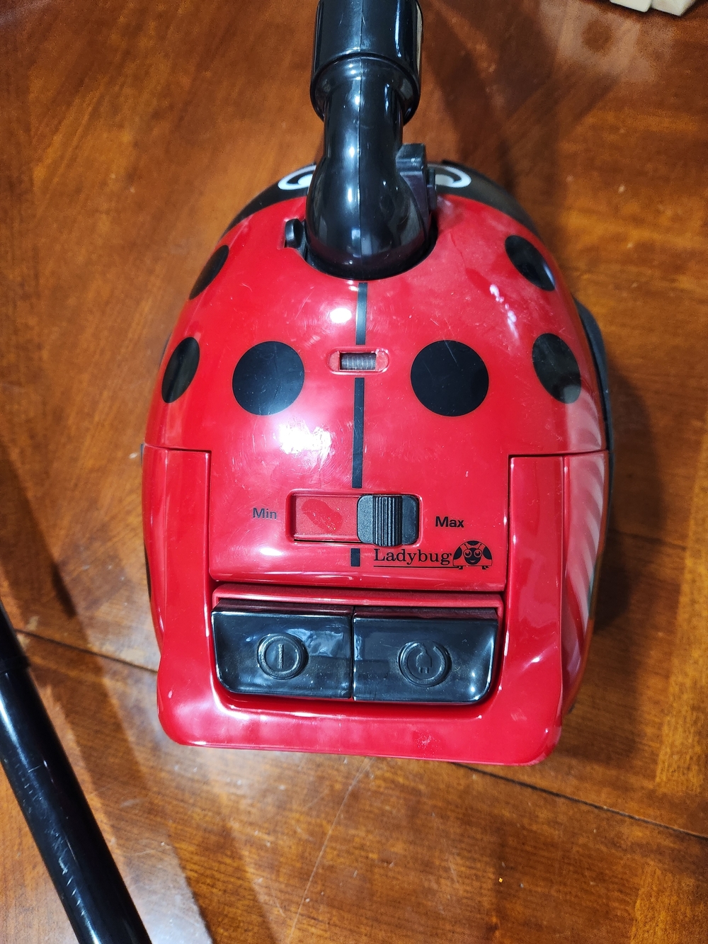 Red Ladybug-Style Vacuum Cleaner Works Great No Bags Retractable Cord. - Picture 7 of 14